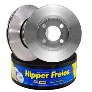 Par Disco Freio 206 1.0 Dianteiro Ventilado Sem Cubo 266Mm 4 Furos Hf750 Hipper Freios