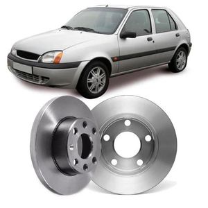 Par Disco Freio Fiesta Hatch 1.0 Dianteiro Solido Sem Cubo 239Mm 4 Furos Bd1063 Fremax