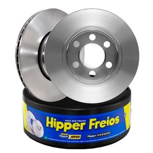 Par Disco Freio Bongo 2.5 Dianteiro Ventilado Sem Cubo 261Mm 6 Furos Hf352A Hipper Freios
