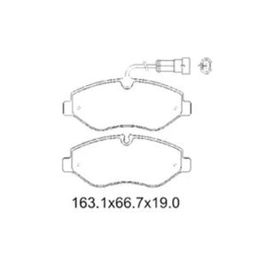 Pastilha De Freio Daily 3.0 Dianteira Com Alarme Sistema Brembo 2270 Syl