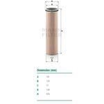 Filtro-De-Ar-Motor-Secundario-Cf1300-Mann-DPS-25822-02