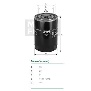 Filtro Agua Refrigeracao Wa956 Mann Filter