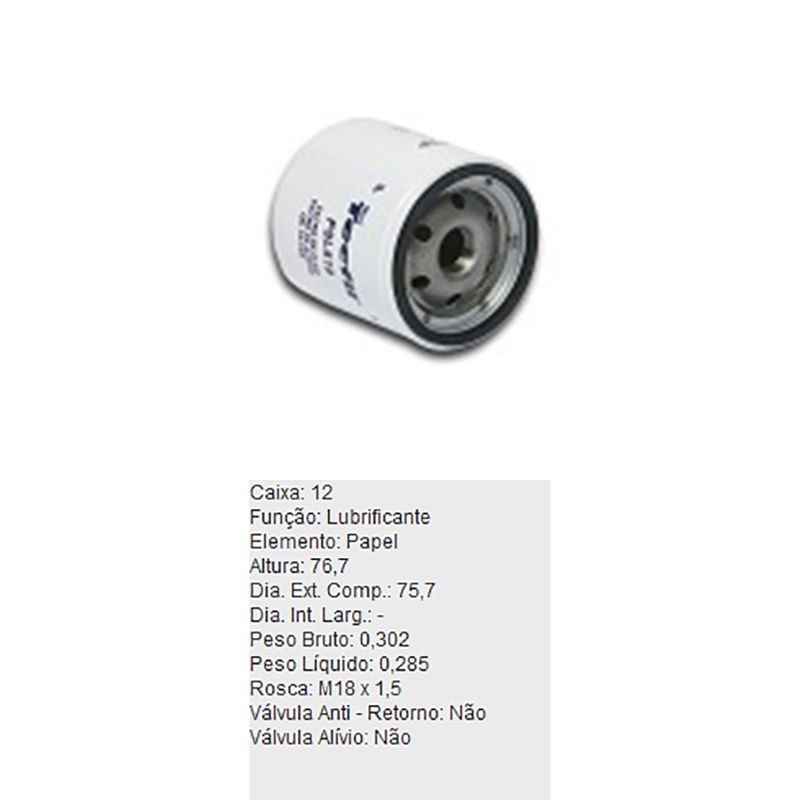 Filtro-De-Oleo-Tecfil-Psl619-Fiat-Palio-Siena-Gm-Agile-Celta-DPS-45664-01