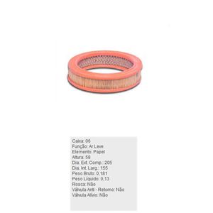 Filtro De Ar Do Motor Fiat 147 Fiorino Duna Spazio Tecfil Ar2147