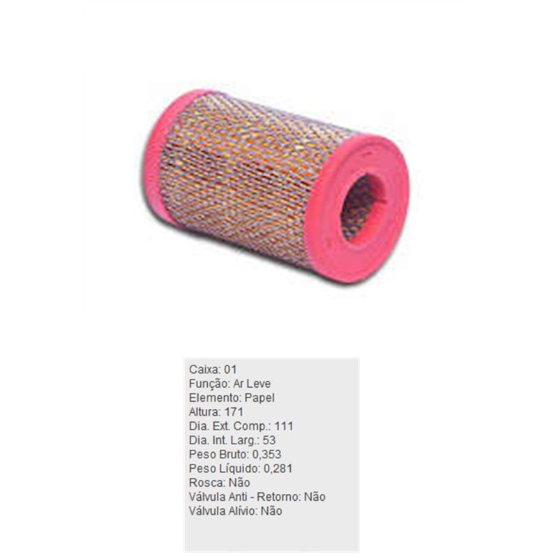 Filtro-De-Ar-Do-Motor-Vw-Brasilia-Kombi-Ford-Corcel-Tecfil-Ar2953-DPS-45686-01