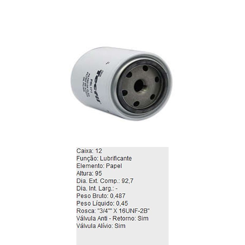 Filtro-De-Oleo-Tecfil-Psl171-Agrale-1100-4100-41002-41004-DPS-45709-01