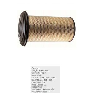 Filtro De Ar Do Motor Ford 1617 Scania K112 L110 S113 Tecfil Ap4650