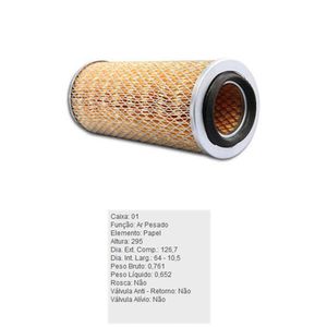 Filtro De Ar Do Motor Fiat Premio Tecfil Ap8528