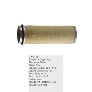 Filtro De Ar Do Motor Agrale Bx 4.60 Bx 60 Bx 130 Tecfil As801