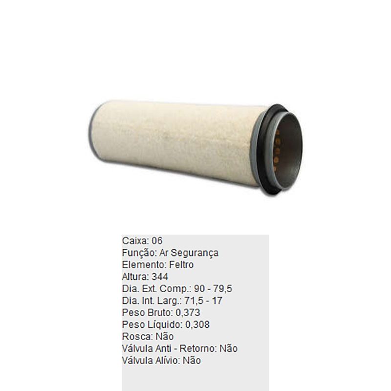 Filtro-De-Ar-Do-Motor-Agrale-1065-1105-2105-2105-260-3000-Tecfil-As810-DPS-45763-01