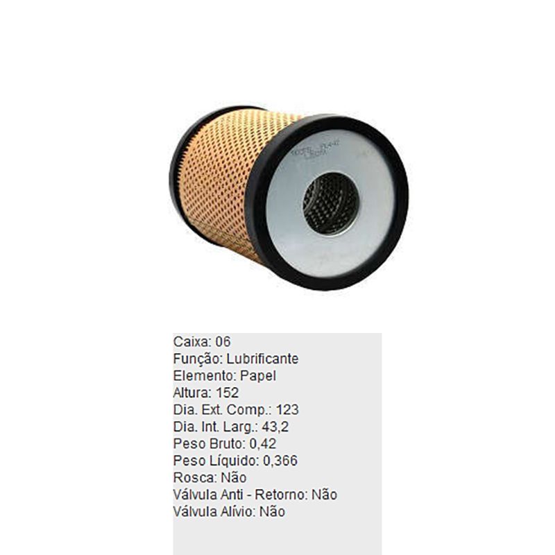 Filtro-De-Oleo-Tecfil-Pl442-Agrale-1065-1105-2105-8060-DPS-45787-01