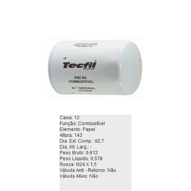Filtro-De-Combustivel-Scania-P124-K124-K94-Tecfil-Psc84-DPS-45794-01
