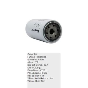 Filtro Oleo Hidraulico Psh306 Tecfil