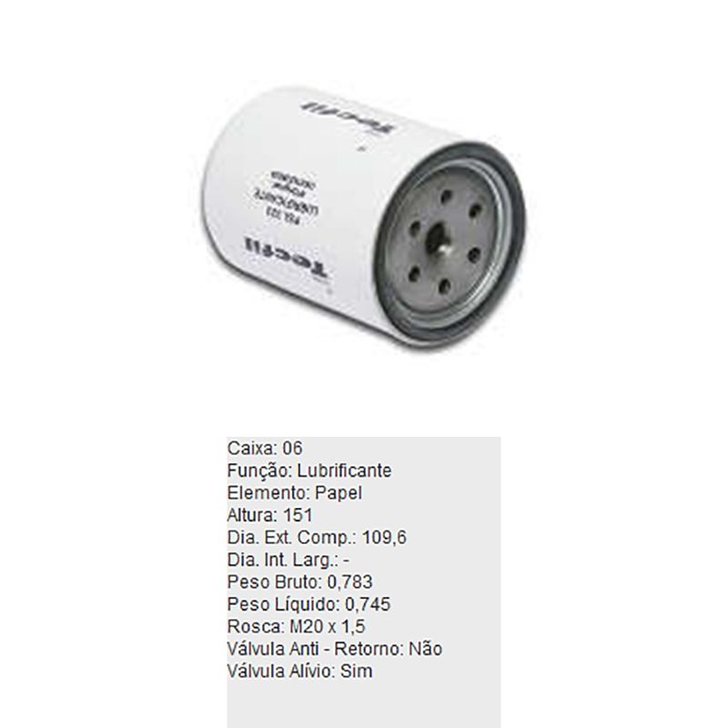 Filtro-De-Oleo-Tecfil-Psl323-Kia-K2700-K3600-DPS-45857-01