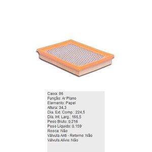Filtro De Ar Do Motor Honda Civic Tecfil Arl1030