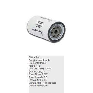 Filtro De Oleo Tecfil Psl330 Kia Besta
