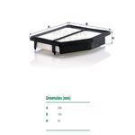 Filtro-De-Ar-Do-Motor-Honda-Civic-Mann-Filter-C24021-DPS-6309600-02