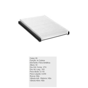 Filtro De Ar Condicionado Land Rover Evoque Freelander Volvo S80 V60 Tecfil Acp805