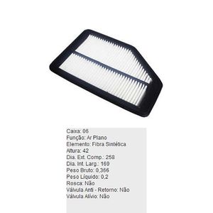 Filtro De Ar Do Motor Honda Crv Tecfil Arl1039
