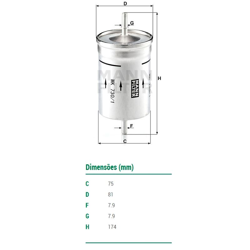 Filtro-De-Combustivel-Golf-A3-Mann-Filter-Wk7301-DPS-66564-02