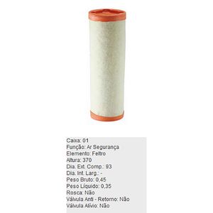 Filtro De Ar Do Motor Mercedes Benz 1215C 1218 1618 1718 712C Tecfil Asr838