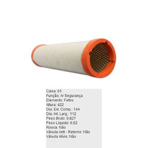 Filtro De Ar Do Motor Ford 1422 1617 1622 1722 1731 2421 Tecfil Asr839