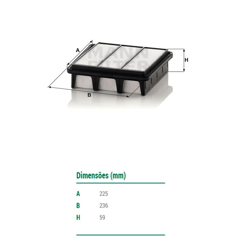 Filtro-De-Ar-Do-Motor-Azera-Mann-Filter-C23006-DPS-7500599-02