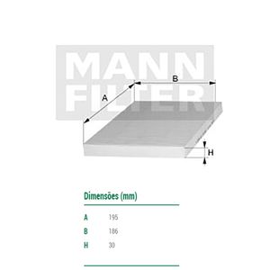 Filtro De Ar Condicionado Mobi Fiorino Mann Filter Cuk20011
