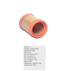 Filtro De Ar Do Motor Honda Cg Tecfil Arm4471