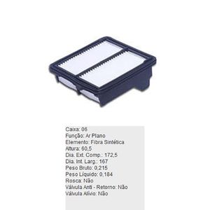 Filtro De Ar Do Motor Honda City Fit Tecfil Arl1035