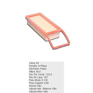 Filtro De Ar Do Motor Honda Fit Tecfil Arl1033