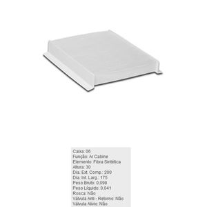 Filtro De Ar Condicionado Fiat Linea Punto Tecfil Acp904