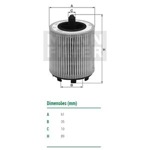 Filtro De Oleo Mann Filter Hu6007X Gm Captiva