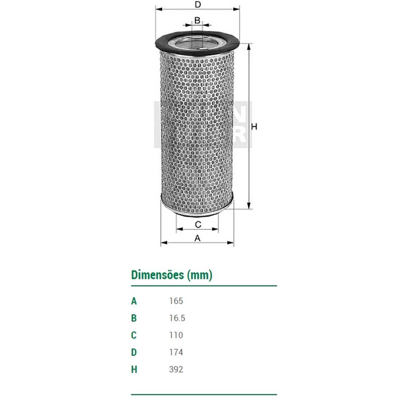 Filtro-De-Ar-Do-Motor-Delivery-Worker-Mann-Filter-C17308-DPS-7507488-01