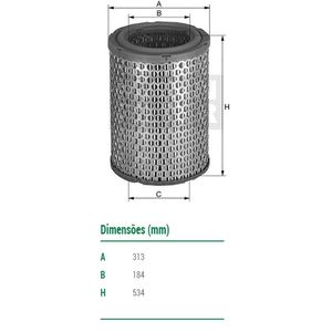 Filtro De Ar Do Motor Serie R Serie G Mann Filter C301622