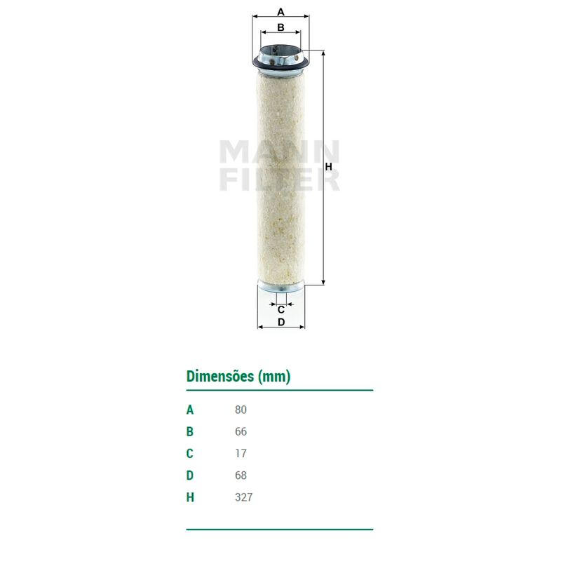 Filtro-De-Ar-Do-Motor-Range-Rover-F4000-Mann-Filter-Cf700-DPS-7507810-02