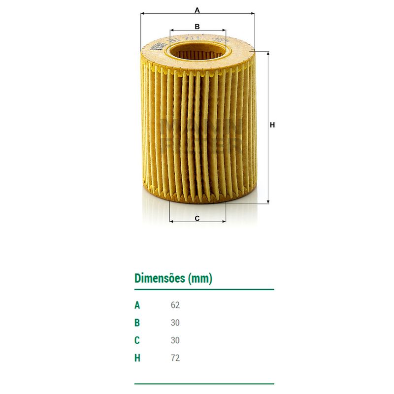 Filtro-De-Oleo-Ecosport-Fusion-Mann-Filter-Hu711X-DPS-7510284-02