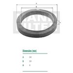Filtro-De-Ar-Do-Motor-Sandero-Mann-Filter-C2680-DPS-7510403-01