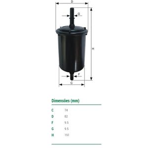 Filtro De Combustivel Civic Mann Filter Wk7306