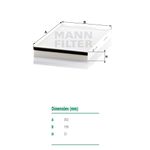 Filtro-De-Ar-Condicionado-Astra-Mann-Filter-Cu3054-DPS-7511078-02