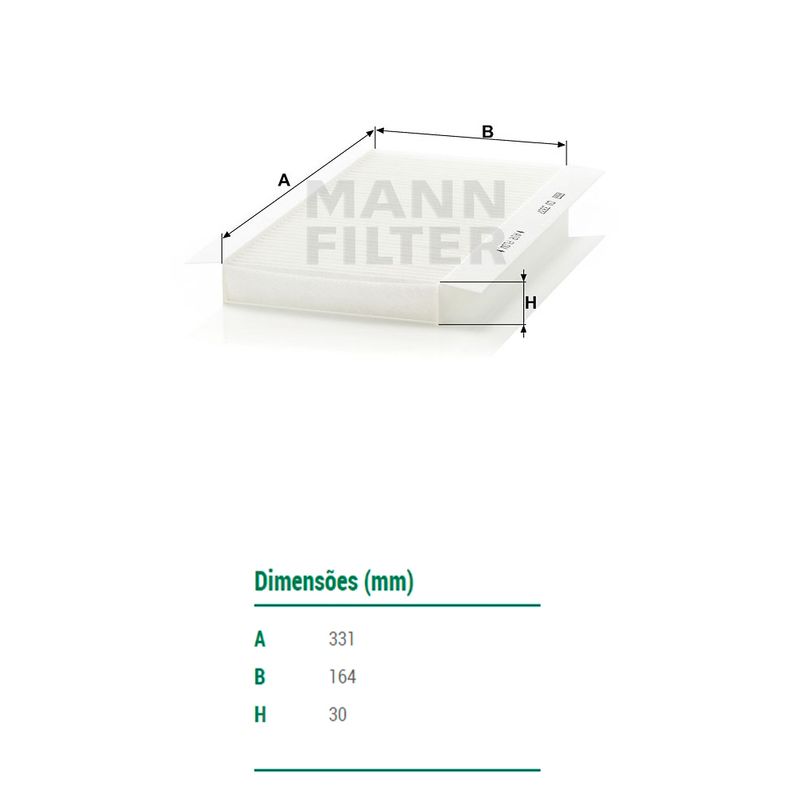 Filtro-De-Ar-Condicionado-Montana-Mann-Filter-Cu3337-DPS-7511108-02