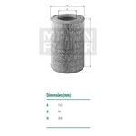 Filtro-De-Ar-Do-Motor-S10-Mann-Filter-C160101-DPS-7512317-01