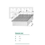 Filtro-De-Ar-Do-Motor-Onix-Mann-Filter-C24034-DPS-7512350-01