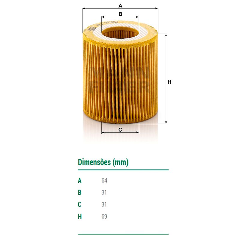Filtro-De-Oleo-Mann-Hu7002Z-Ford-Ranger-DPS-7512392-02