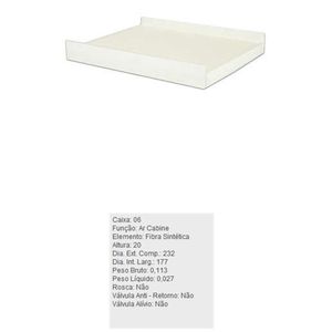 Filtro De Ar Condicionado Bravo Stilo Tecfil Acp104