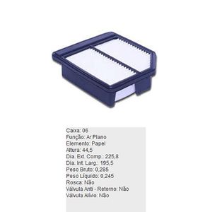 Filtro De Ar Do Motor Civic Tecfil Arl1034