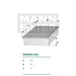 Filtro-De-Ar-Do-Motor-207-Hoggar-Mann-Filter-C36005-DPS-7514417-01