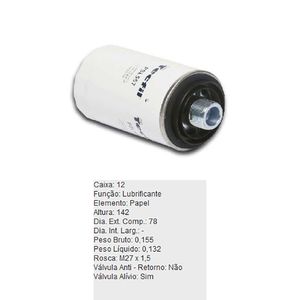 Filtro De Oleo Lubrificante Psl557 Tecfil