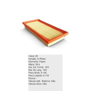 Filtro De Ar Motor Arl2207 Tecfil
