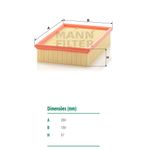 Filtro-De-Ar-Do-Motor-Transit-Mann-Filter-C28100-DPS-7516282-02